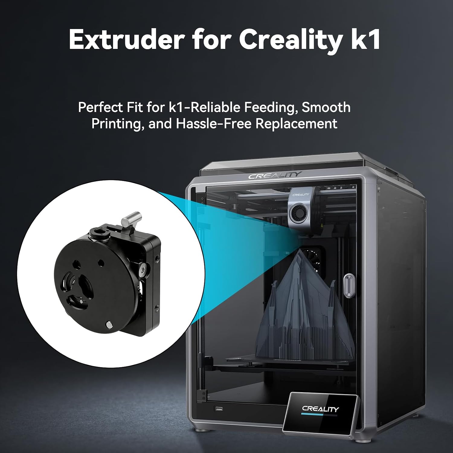 Direct Drive Dual Gear Extruder High Speed - Kit de extrusión de metal K1