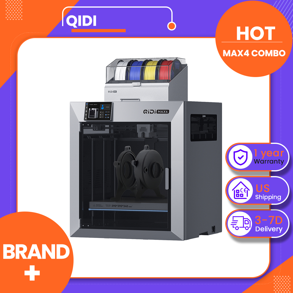 Direct Drive Dual Gear Extruder High Speed - Impresora 3D QIDI Max4 Combo, hasta