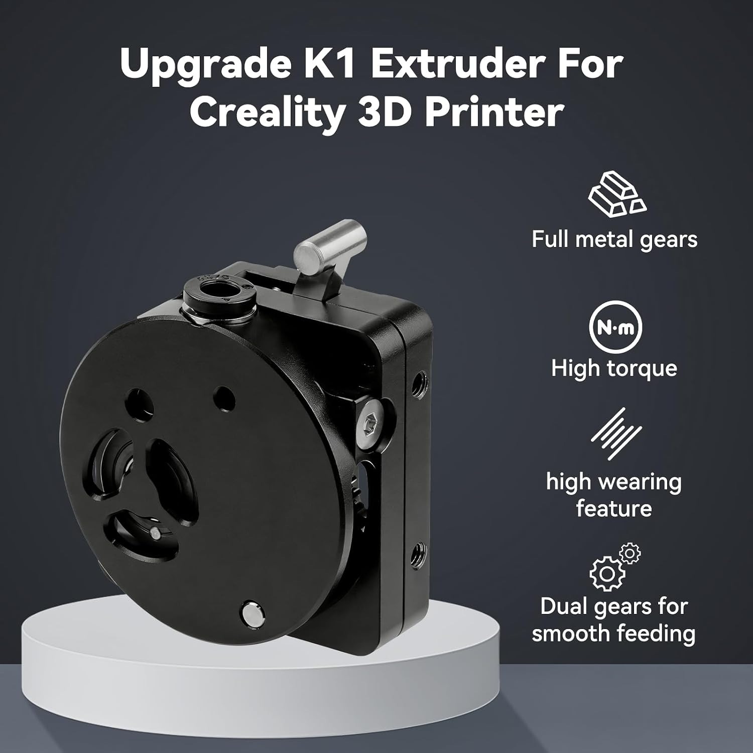 Extrusor K1/K1 Max/K1C/SE, Kit - Direct Drive Dual Gear Extruder High Speed reseña y precio