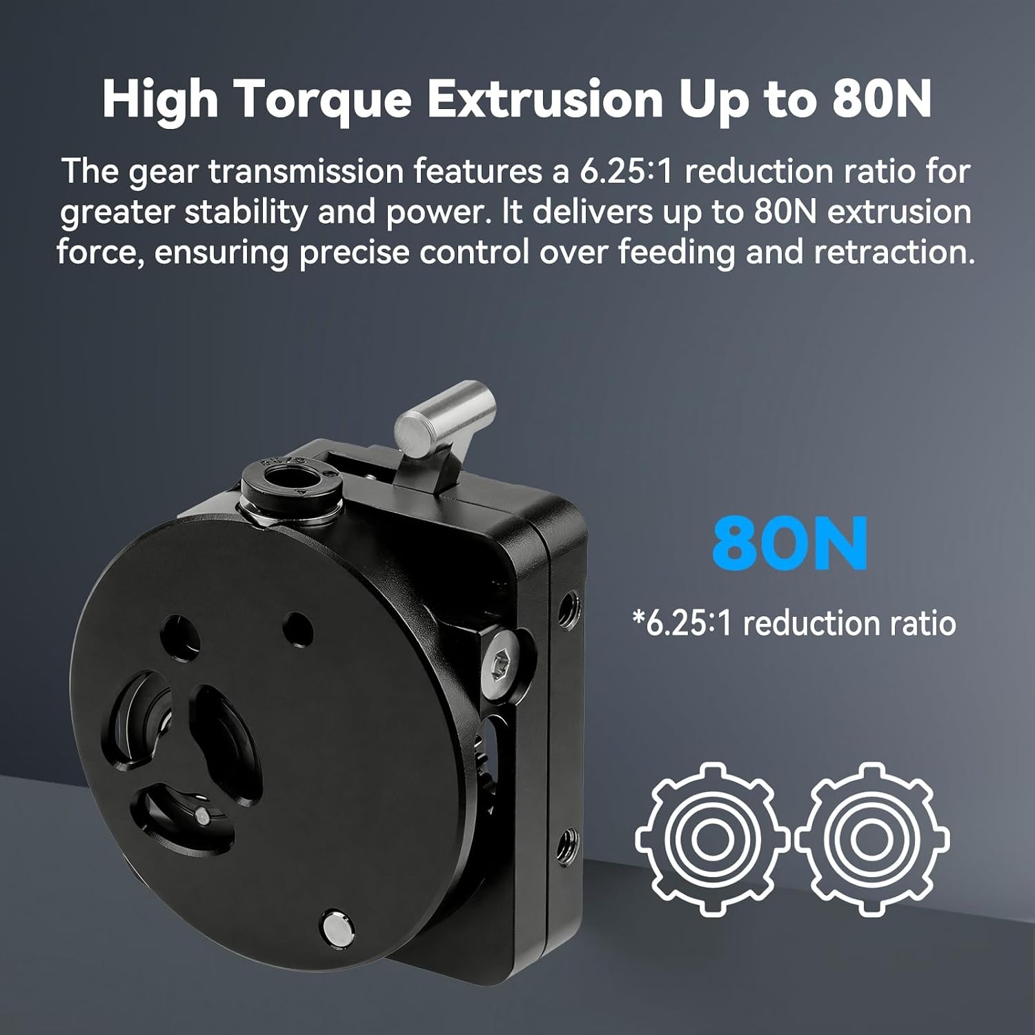 Extrusor K1/K1 Max/K1C/SE, Kit - Direct Drive Dual Gear Extruder High Speed reseña y precio